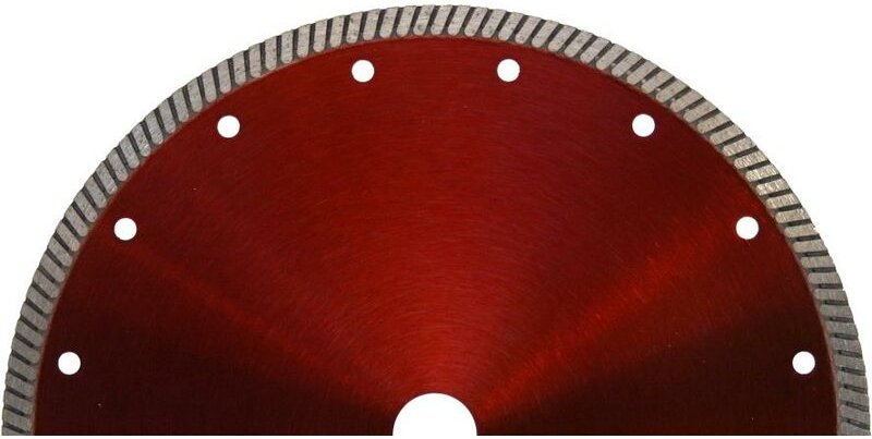 Tectool - diamantscheibe, turbo-segmentierung mit geschlossenem rand, ø 150 mm