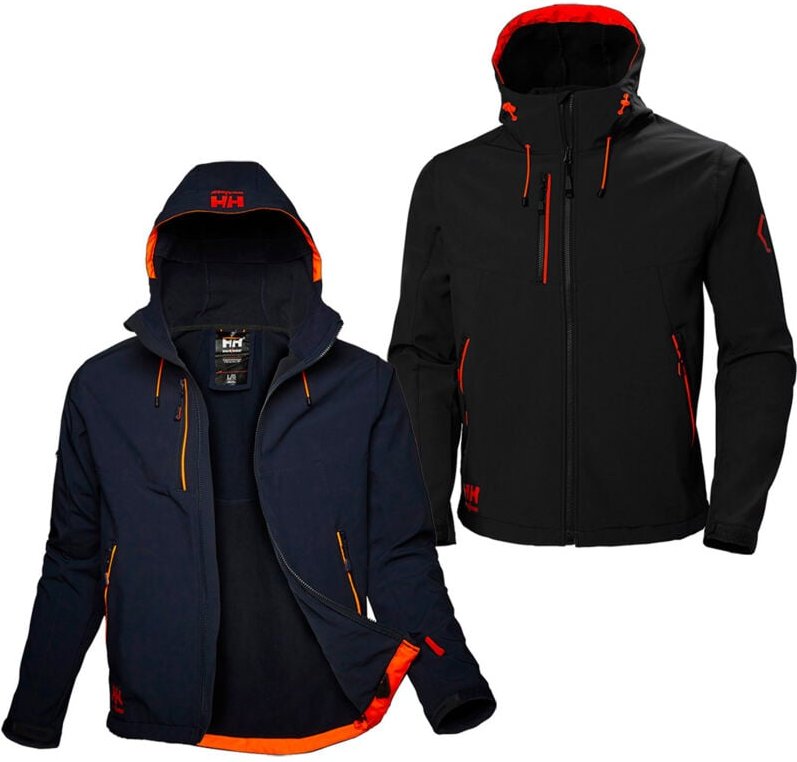 Helly Hansen Chelsea Evolution Hooded Arbeitsjacke - M - Noir