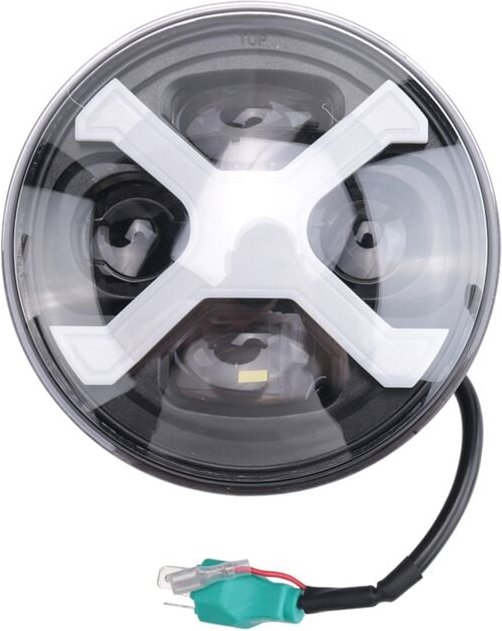 Motorrad 5,75 Zoll Runde Led 40W 5-3/4 Für Sportster Eisen 883 Street Rod Bob Softail