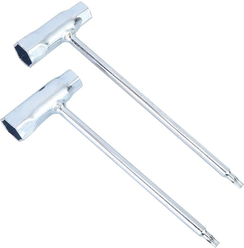 Steckschlüsselsatz, Kettensägen-Steckschlüsselsatz mit T-Griff, T27, 2-teiliges Set für Stihl TS350, TS360 und TS400 Ket...