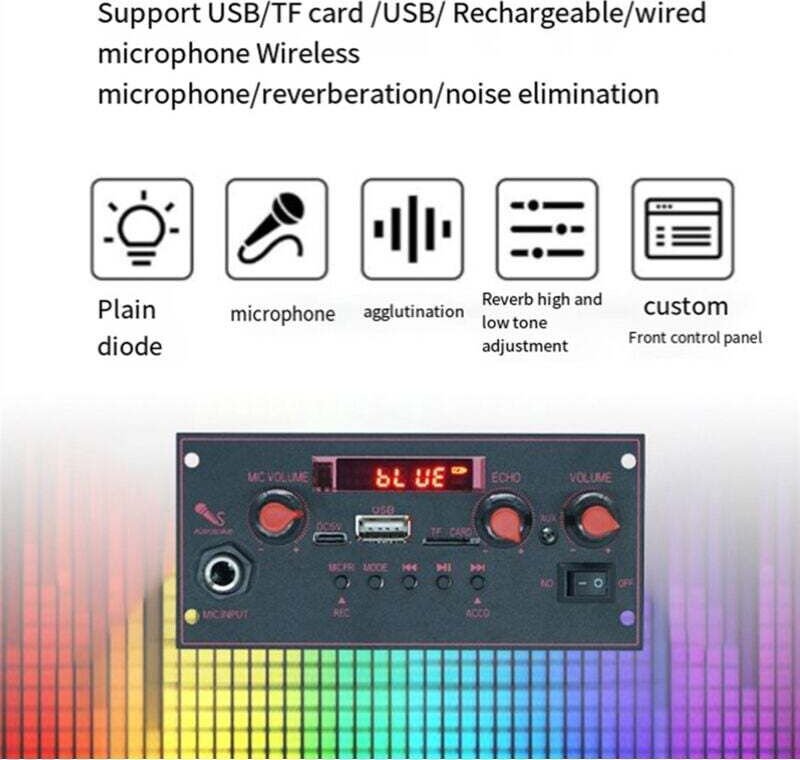 2 x 10W Bluetooth MP3-Dekodierungsverstärkerplatine für Autoradio-Zubehör, B