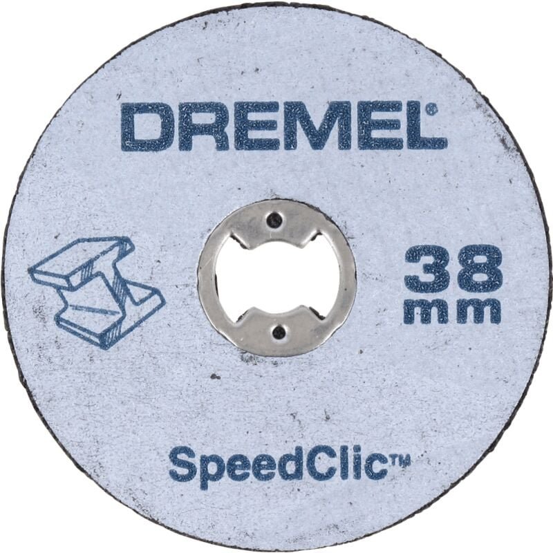 Dremel - ez SpeedClic Starter-Set (ez SC-Aufspanndorn, 2 Metall-Trennscheiben ø 38,0 mm)