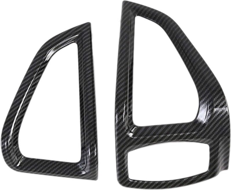 Tlily - für Transit 2017+ Auto Karbon Faser Armaturenbrett ac Anlage Auslass EntlüFtung Abdeckung Verkleidung Tourneo Cu...