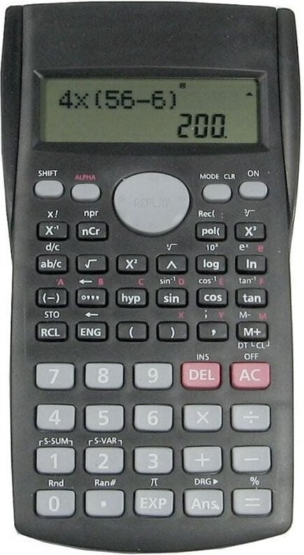 Trade Shop Traesio - Trade Shop - zweiterbildung calcolatrice 240 integrated calculations display to due righs lcd -