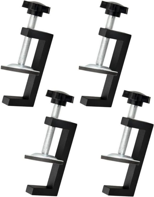 Thumbnail - Vtizikl 4 Pièces Serre Joint Kit, Plage de Serrage 10-57mm Pince G Réglable, Serre Joint Menuisier Clip de Fixation, Out...