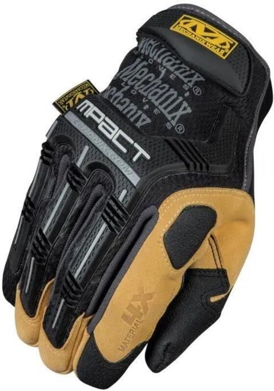 Mechanix Wear M-Pact 4X Schutzhandschuhe Schwarz Größe S