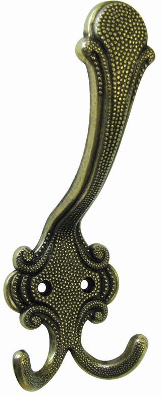 Huthaken, Zamak, altmessing, 150mm, 1 stk - HSI