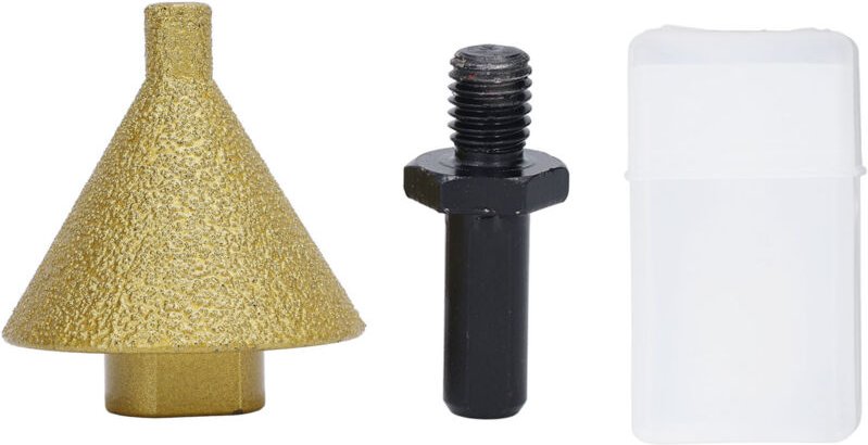 Fockety 2-Zoll-Diamant-Fasenbohrer, 1,97-Zoll-Konus-Fliesenbohrer, universell einsetzbar, scharf und präzise, einfach zu...