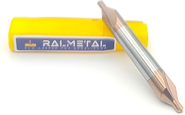 VHM-Zentrierbohrer, TiSiN-Hartmetall, 8 x 3 mm, 55 HRC