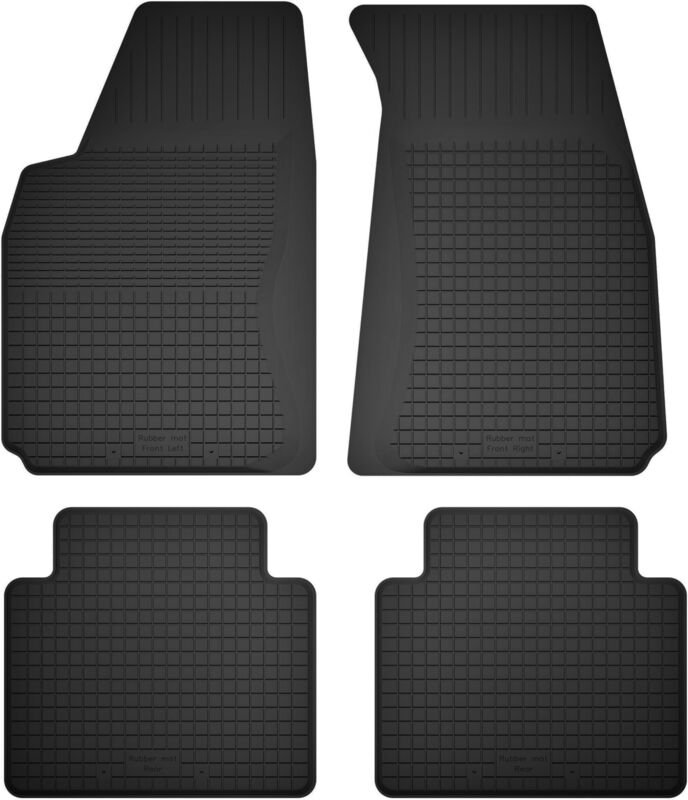 Gummi-Automatten, 4er-Set, Universalmodell: Audi 100 C3 Limousine, vorne (1983-1991)