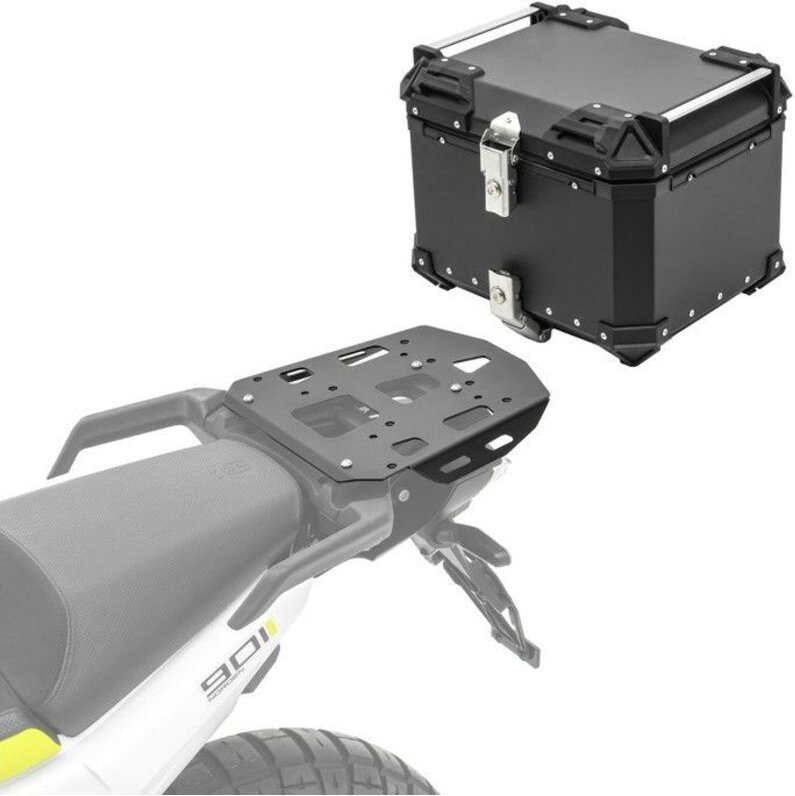 Topcase + Halterung - Husqvarna Norden 901 21-25 - Langlebiges Aluminium - 45 Liter - Schnelle Befestigung