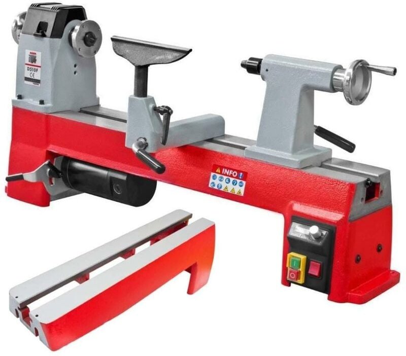 Holzmann - drechselbank stufenlos spindel D510F + drechselbettverlangerung 644 mm