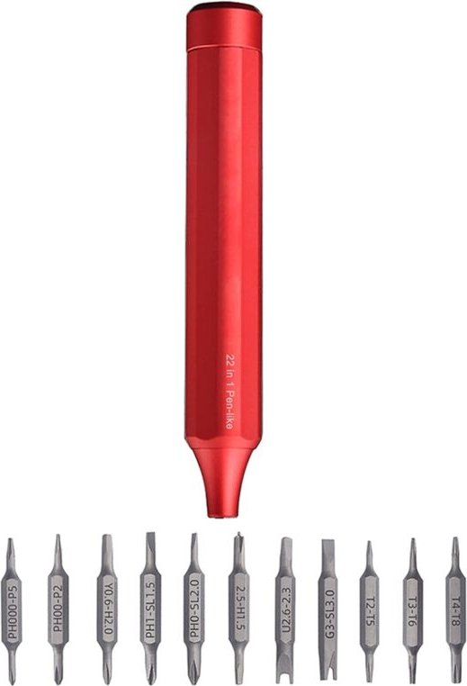 22-in-1-Präzisionsschraubendreher-Set, Stiftförmiges kleines Mechanikerwerkzeug-Mini-Set für den Haushalt