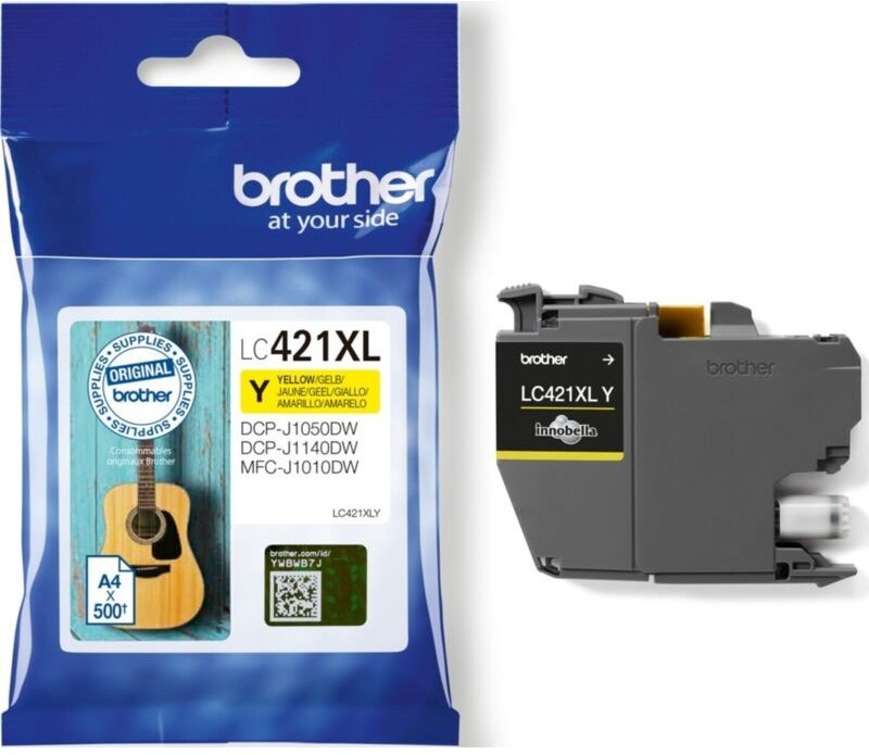 Tintenpatrone Originalzubehör LC-421XLY ca. 500 Seiten gelb
