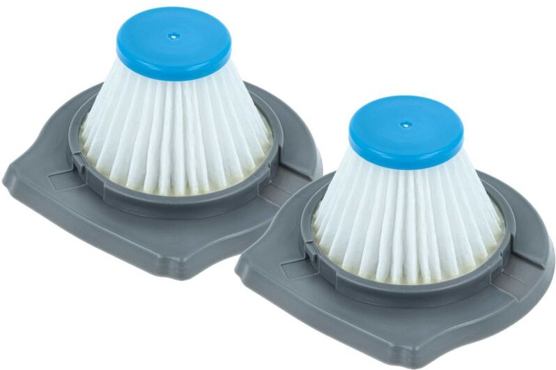 vhbw 2x Feinfilter Ersatz für Black & Decker HLVCF10 für Staubsauger - Luftfilter Blau Grau Weiß