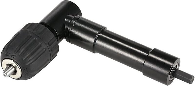 90 Grad rechtwinkliger Bohrfutter-Aufsatzadapter mit 0,8–10 mm Biegeverlängerung, Schnellspannbohrfutter-Umrüstwerkzeug ...