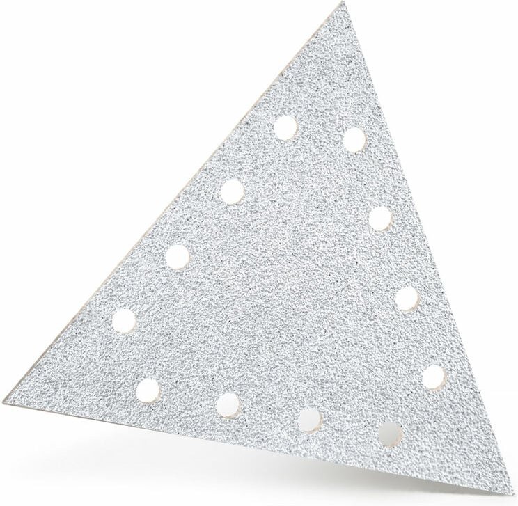 White Klett-Schleifscheiben, 290 x 250 mm, 12-Loch, f. Trockenbauschleifer, Normalkorund (25 Stk.) K400 - Menzer