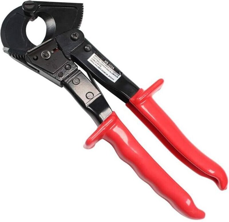 Ratschen-Kabelschneider, Drahtschneider und Kabelschneider bis 240mm2, HS325A Heavy Duty Aluminium Kupfer - RWDIY ›Hand-...