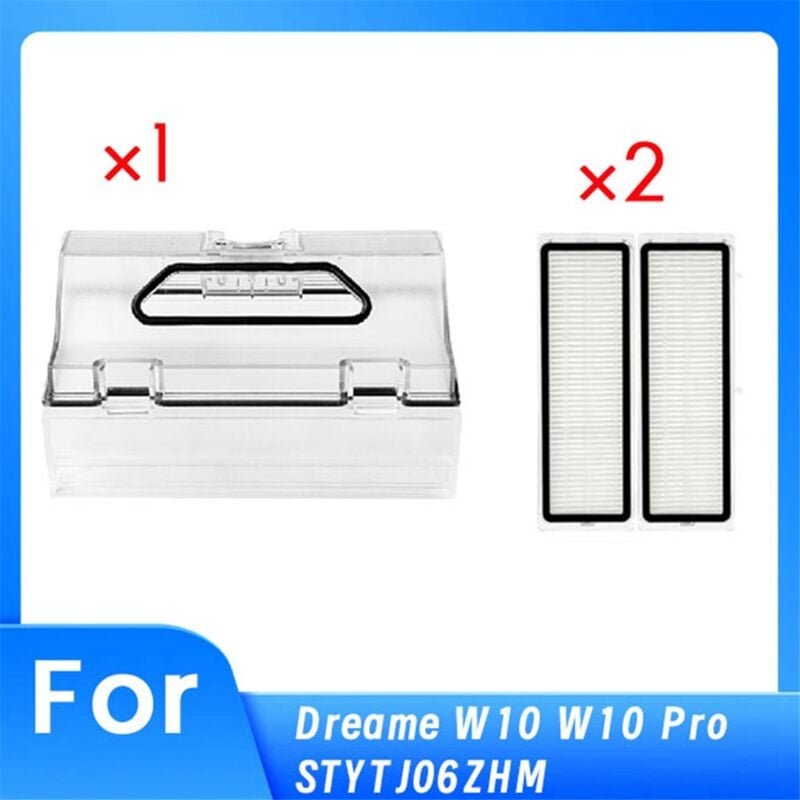 Staubbox mit 2 Hepa-Filterteilen für Staubsaugerroboter