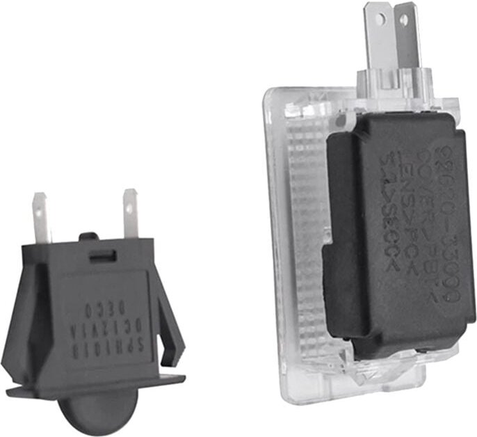 Tlily - Handschuhfach-Lampenschalter, schwarz, direkte Passform, einfache Installation, Kunststoff, Plug-and-Play, für k...