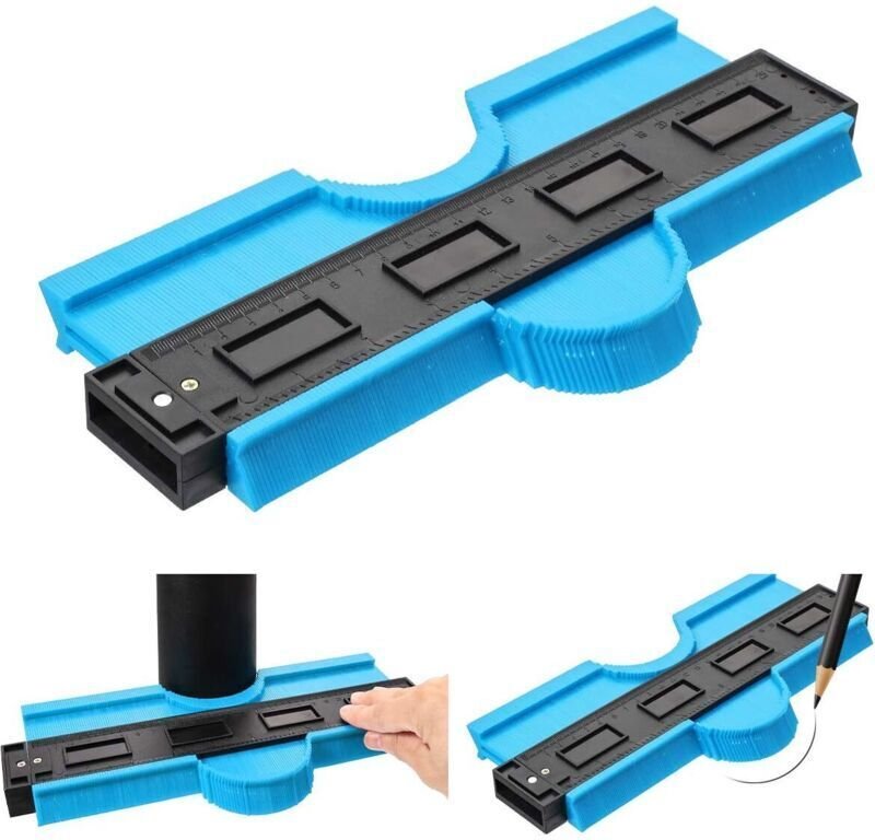 25 cm arretierbares Konturenmessgerät, Profilkopierer, Markierungswerkzeug, unregelmäßiges Instrument, Konturenduplikato...