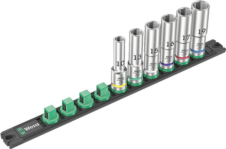 Wera C Deep Steckschlüsselsatz zöllig 1/2" 6teilig 05005470001
