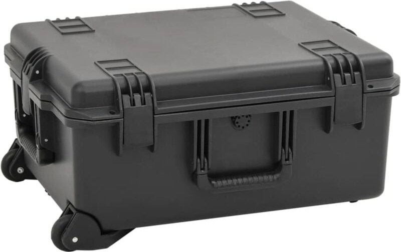 Koffer für Flugreise Tragbar Schwarz 62,5x50x28,5 cm pp - Vidaxl