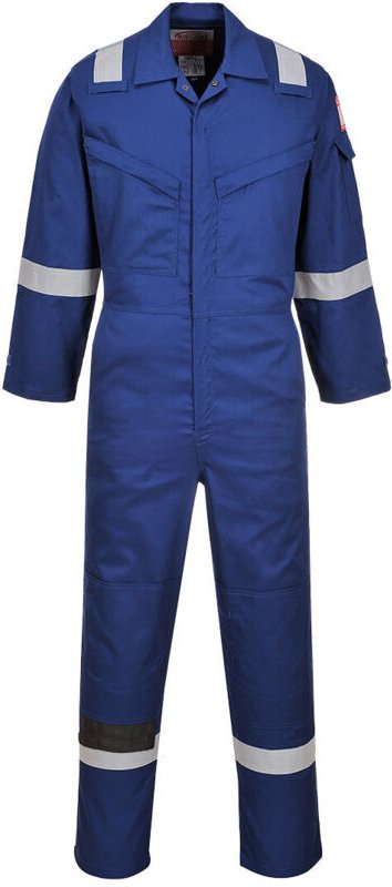 Antistatische Super Leichte Kombination 210g Farbe: Königsblau Größe M - Portwest