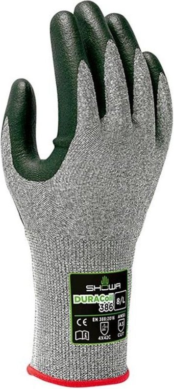 SHOWA Schnittschutzhandschuh DURACoil 386 Gr. 8
