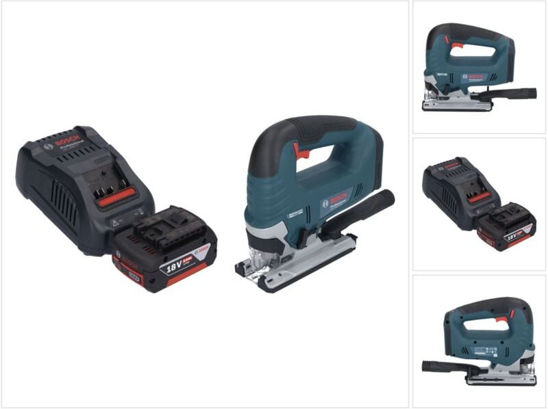 Bosch gst 18V-125 b Professional Akku Stichsäge 18 v 125 mm Brushless + 1x Akku 5,0 Ah + Ladegerät