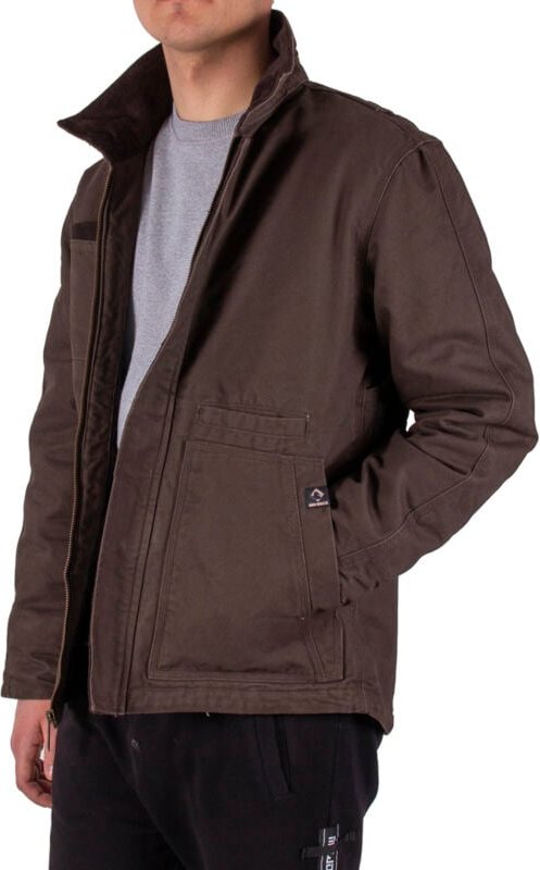 FIRI Isolierte Arbeitsjacke 3XL Beige Isolierte Arbeitsjacke für Herbst/Winter