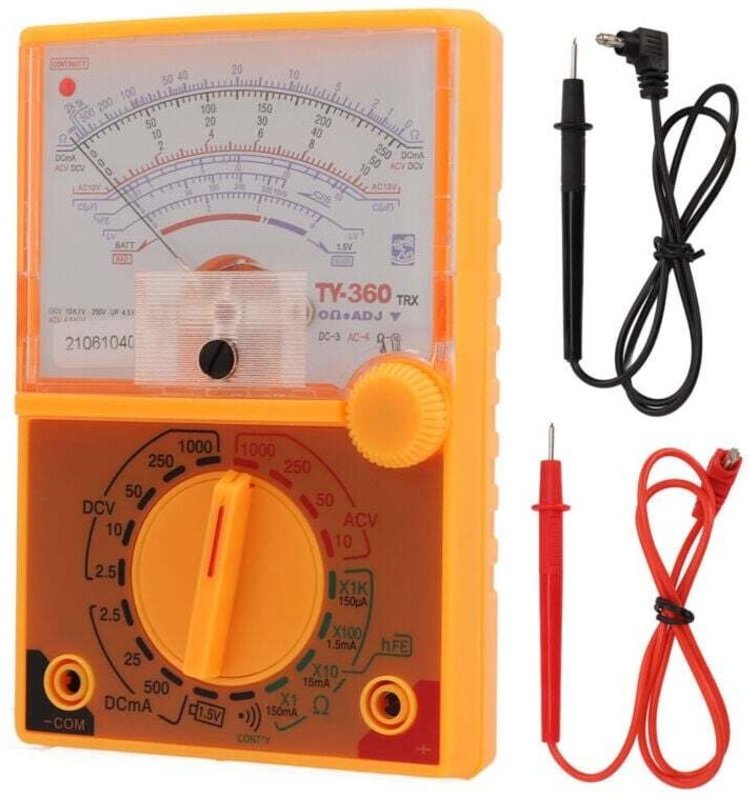 Multimètre échelle haute définition plusieurs plages de mesure conception humanisée petit multimètre à pointeur de sécur...