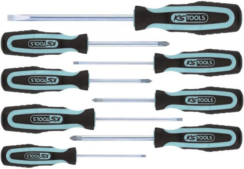KS-Tools 153.2000 EDELSTAHL Schraubendreher-Satz, 8-tlg.