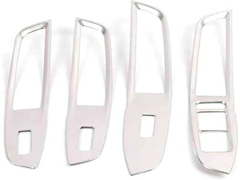 Tlily - für Mg Zs 2017-2021 Auto Knopf Schalter Abdeckung Glas Hebel Trim Rahmen Rostfreier Stahl Dekoration ZubehöR