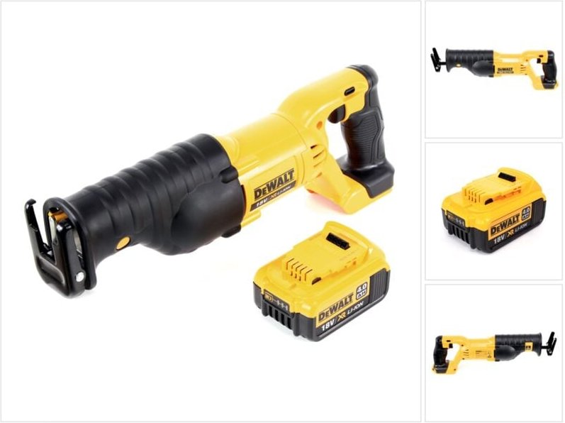 Dewalt - dcs 380 18 v Akku Säbelsäge Reciprosäge + 1 x dcb 182 4,0 Ah Li-Ion Akku