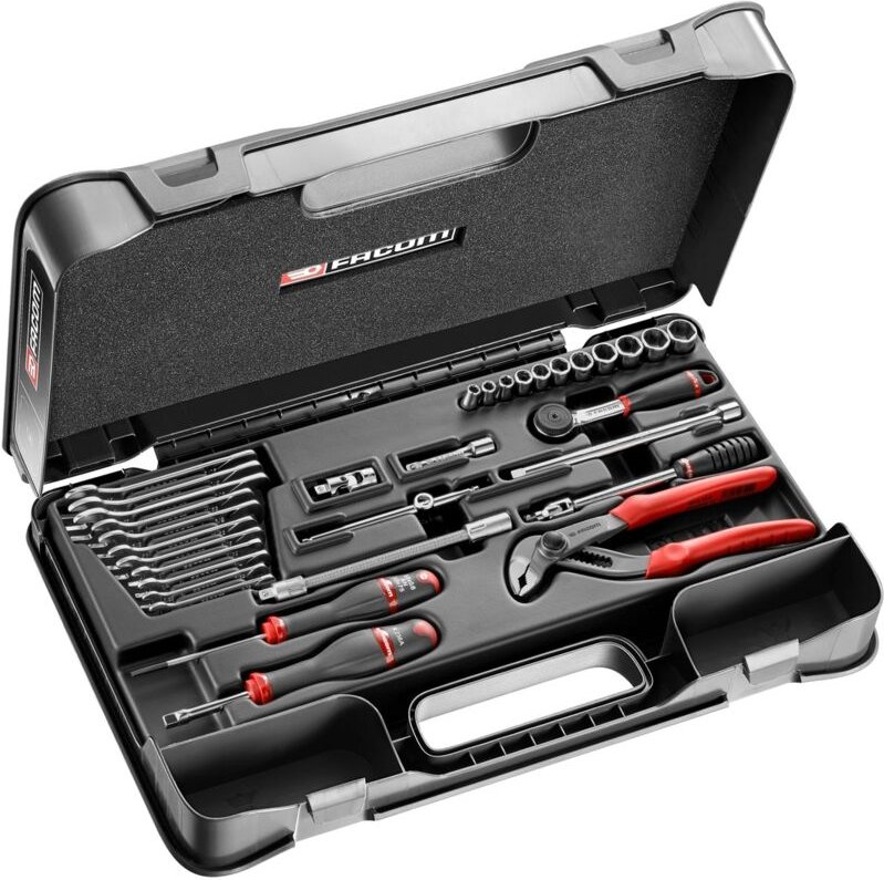 FACOM Steckschlüssel-Set 1/4 R.161B, 32-tlg., zöllig, 6-kant