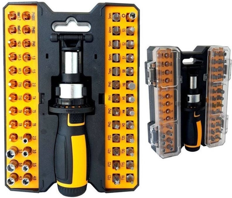 Trade Shop Traesio - Trade Shop - cricchetto 53 pezzi inserti ph torx croce taglio -