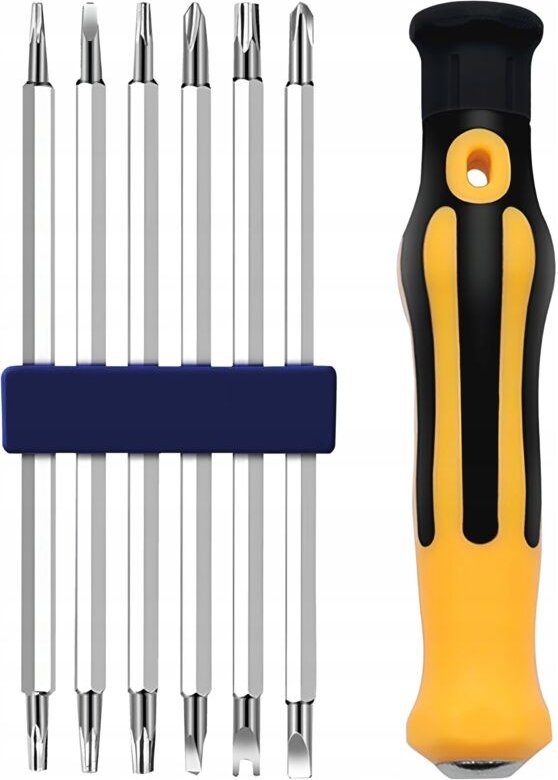 SCHRAUBENDREHERSATZ 12-teilig + GRIFF TORX FLACHBITS VERGIONIC