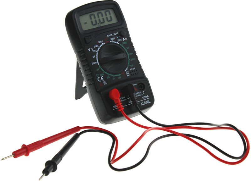 Aougo - lcd Digital Multimeter Voltmeter ac dc Spannungsprüfer Schaltungstester Sound Checker
