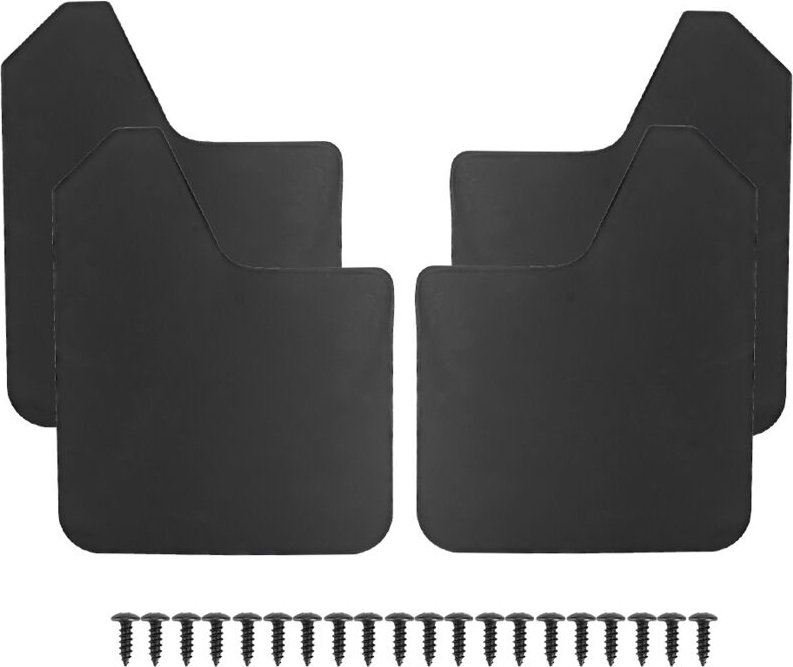 Eosnow 4-teilige Universal-Kotflügelabdeckung, Schmutzfänger, Kotflügel, passend für Subaru Forester MF12BASBLK