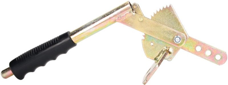 Jeffergarden - Manija de palanca de freno de mano, antideslizante, de acero galvanizado, Universal, para remolque, rv, c...