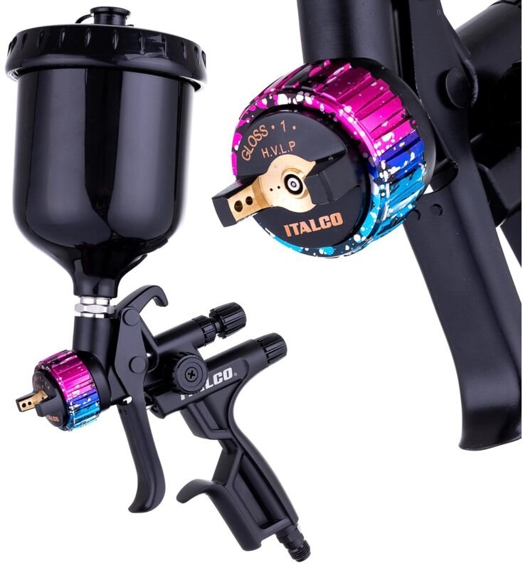 Italco Hvlp-Spritzpistole, Düse 1,3 Mm, 600 Ml, Malerei