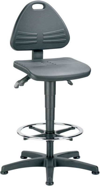 Interstuhl Arbeitsdrehstuhl isitec Bodengleiter + Fußring - 9613-2000