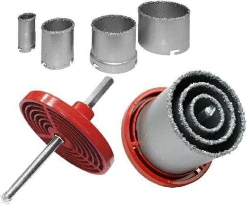 AWTOOLS Wolfram-Lochsägen / 33-53-68-83 mm / SET 6-tlg.