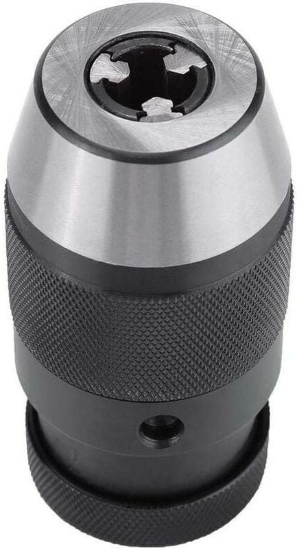 Hochleistungs-Bohrfutter, 1 Stück 0–13 mm 1/2 B16 Schnellspann-Bohrfutter aus Stahl, selbstspannend, für Drehmaschinen, ...