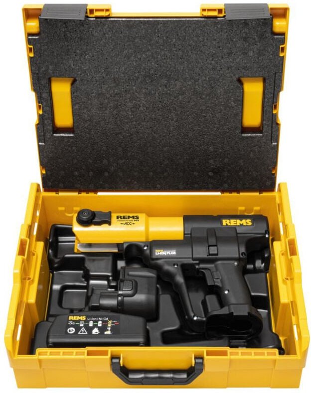 REMS Akku-Press ACC Basic-Pack im Systemkoffer L-Boxx für Pressverbindungen D
