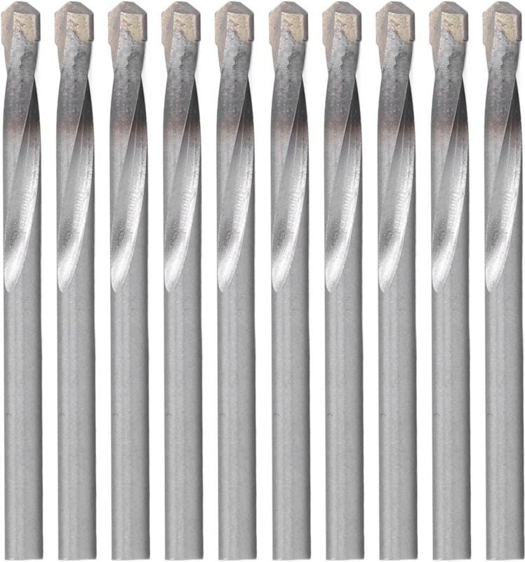 10-teiliges Set Hartmetall-Spiralbohrer, 5,5 mm Metall-Spiralbohrer, Metallbohrer zum Schneiden von Edelstahl, Stahl, Ku...