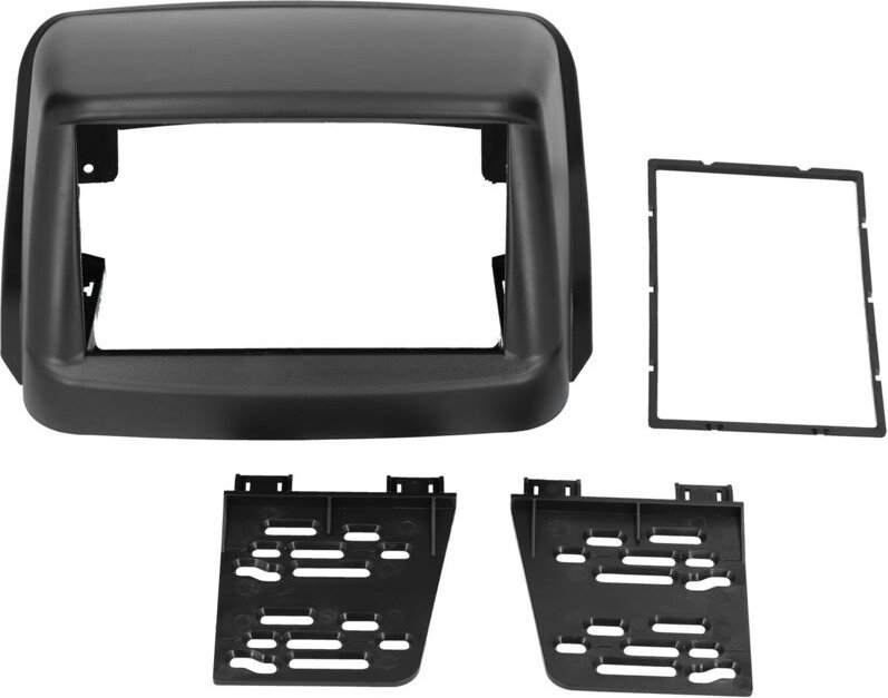 Keenso Autoradio-Blende, 2-DIN 7-Zoll-Frontblende, DVD-Audioplayer-Navigationsblende, passend für Doblo 2002-2017