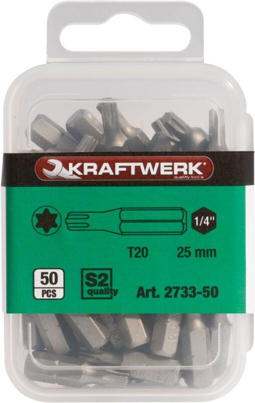 1/4" TX bit 25 mm T30, 50 Stück