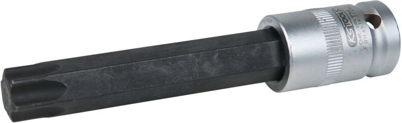 1/2' Bit-Stecknuss für Torx-Schrauben, T70, Länge 120 mm, phosphatiert